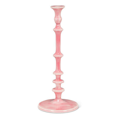 Turned Taper Holder - Pnk | Putti Fine Furnishings Canada