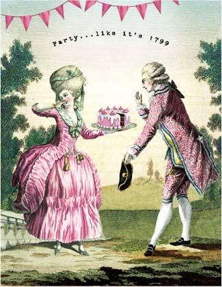 Party Like It's 1799 Greeting Card