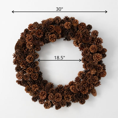 Large Pinecone Wreath