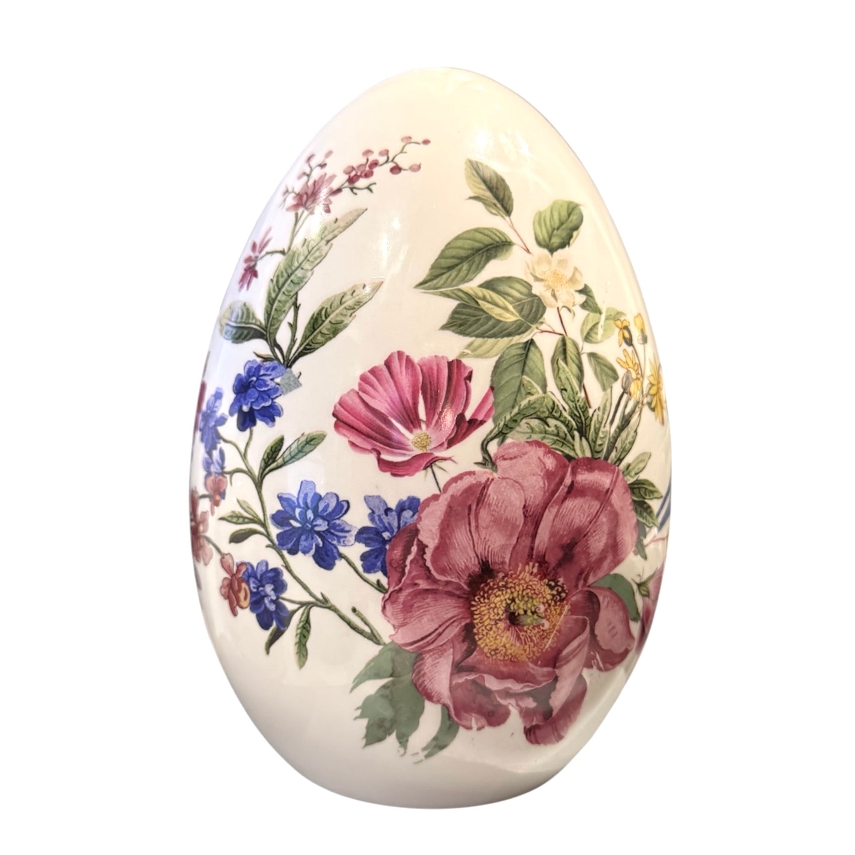 Floral Ceramic Egg