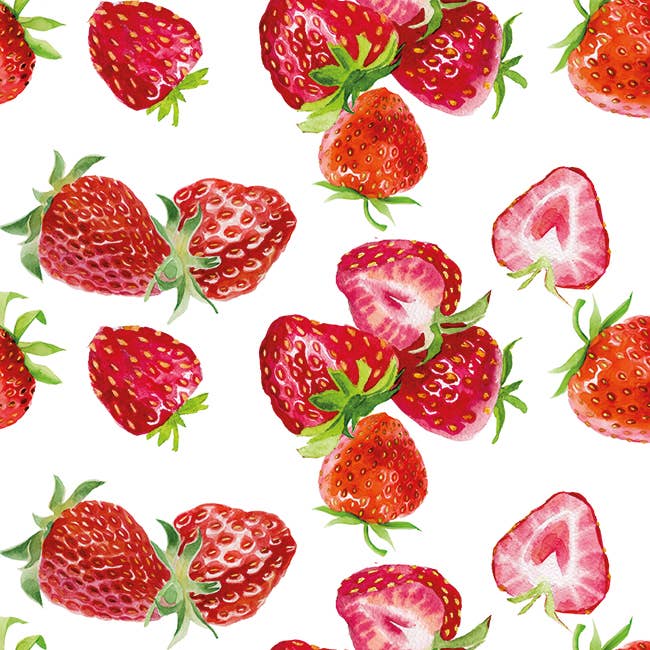 SweetStrawberries Luncheon Napkin