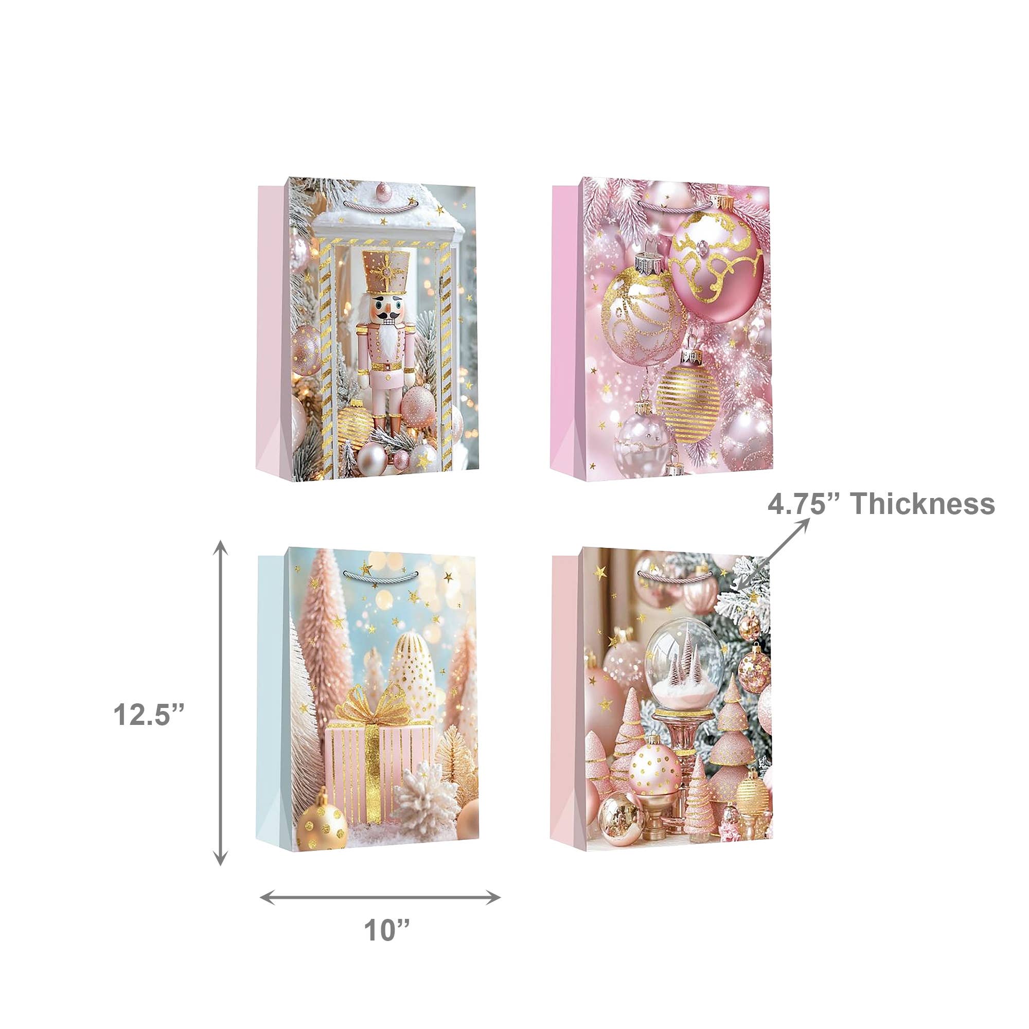 Pastel Christmas Gift Bag - Large