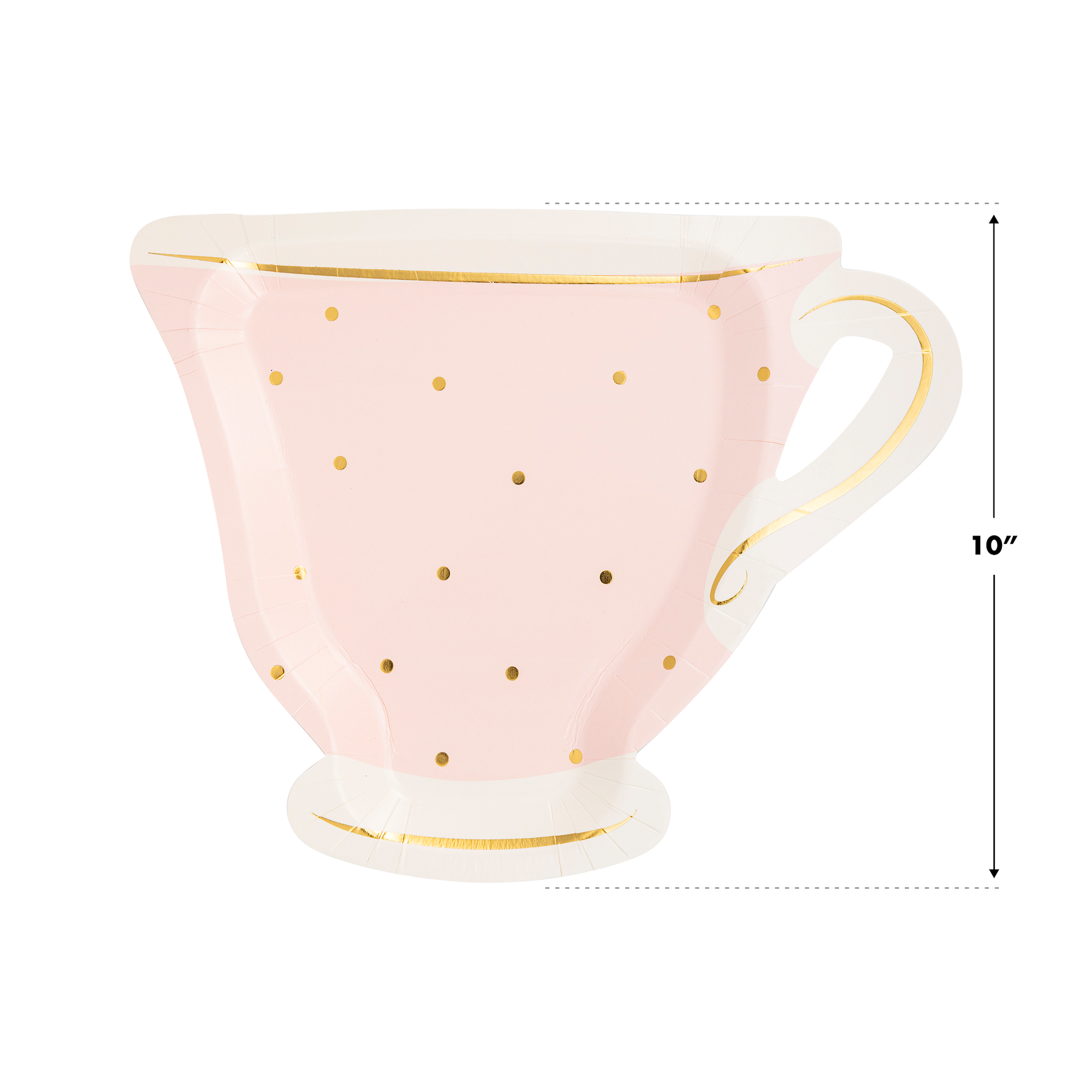 Tea Party Cup Shaped Paper Plate Set - 3 colors