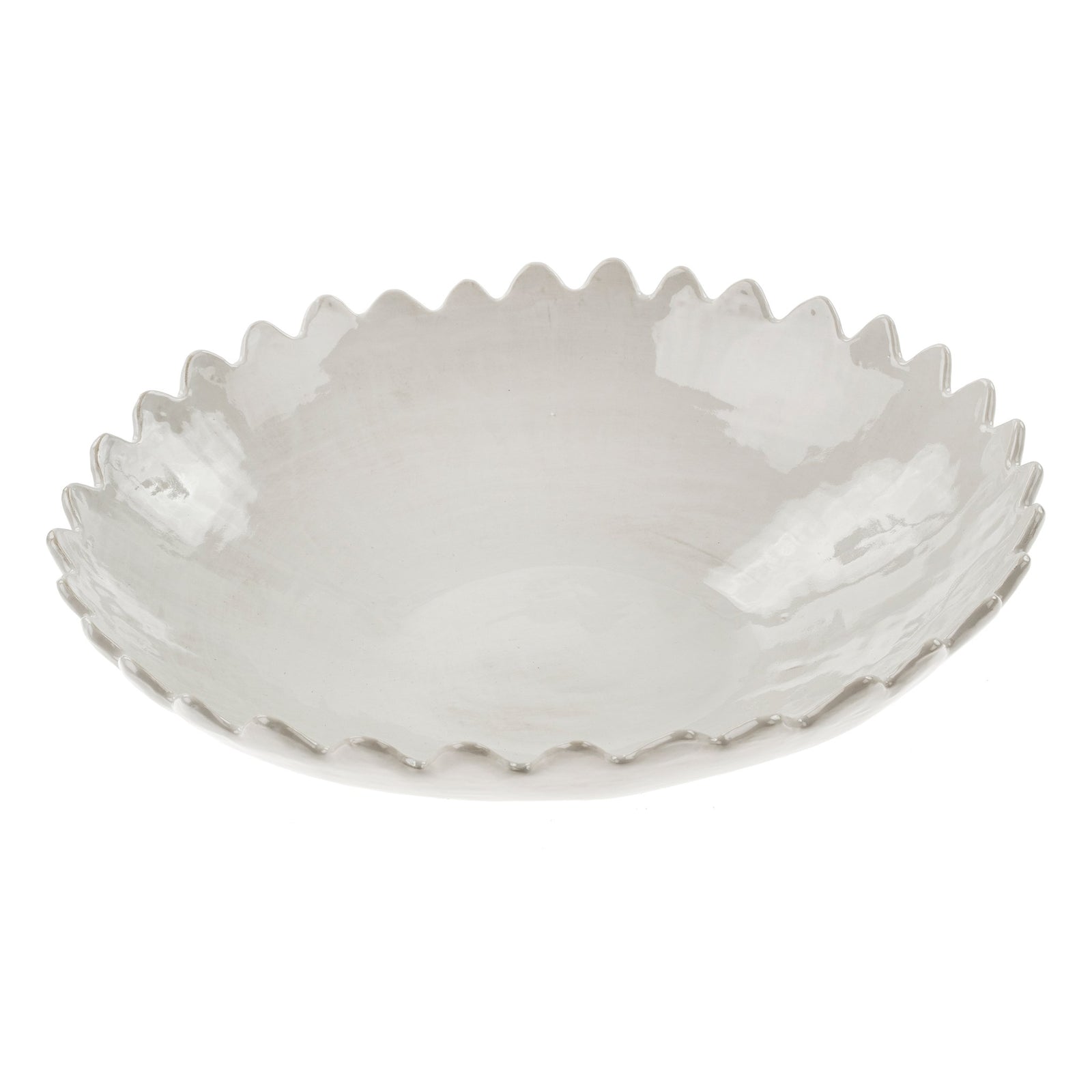 Large Scalloped Bowl