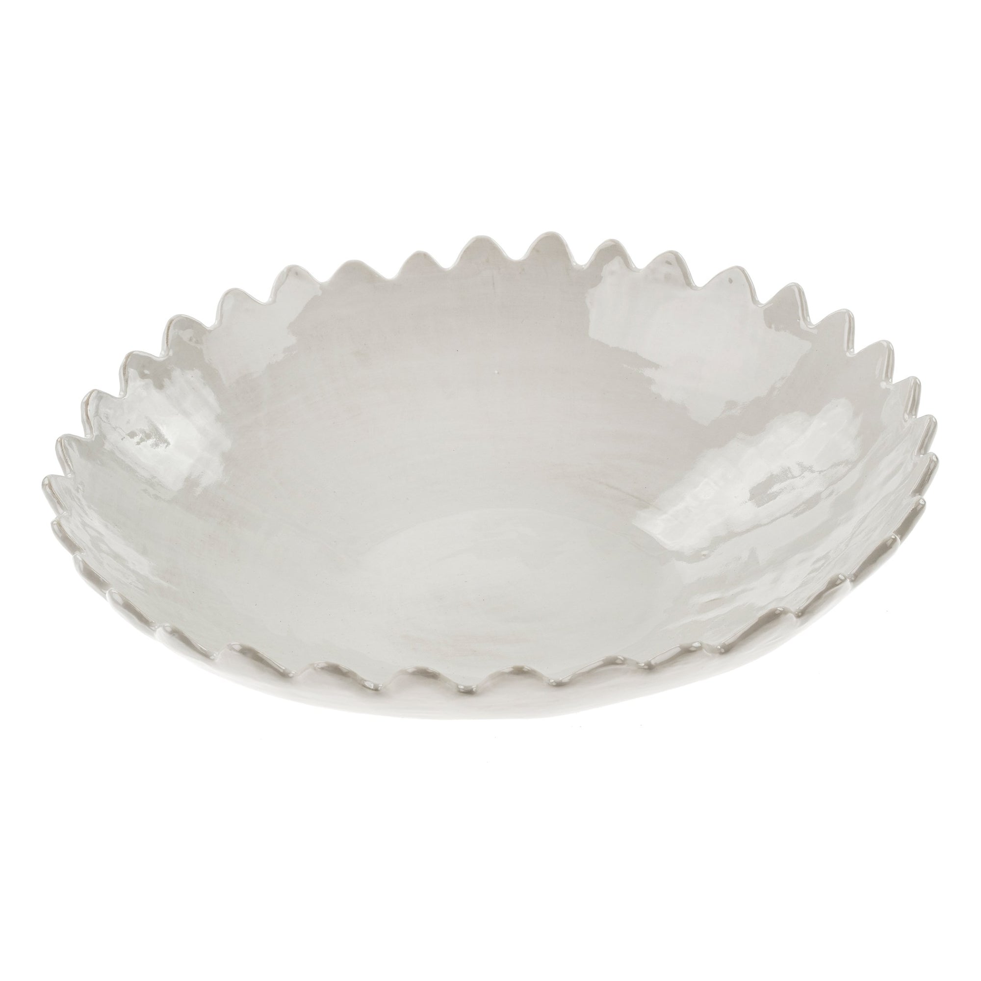 Large Scalloped Bowl