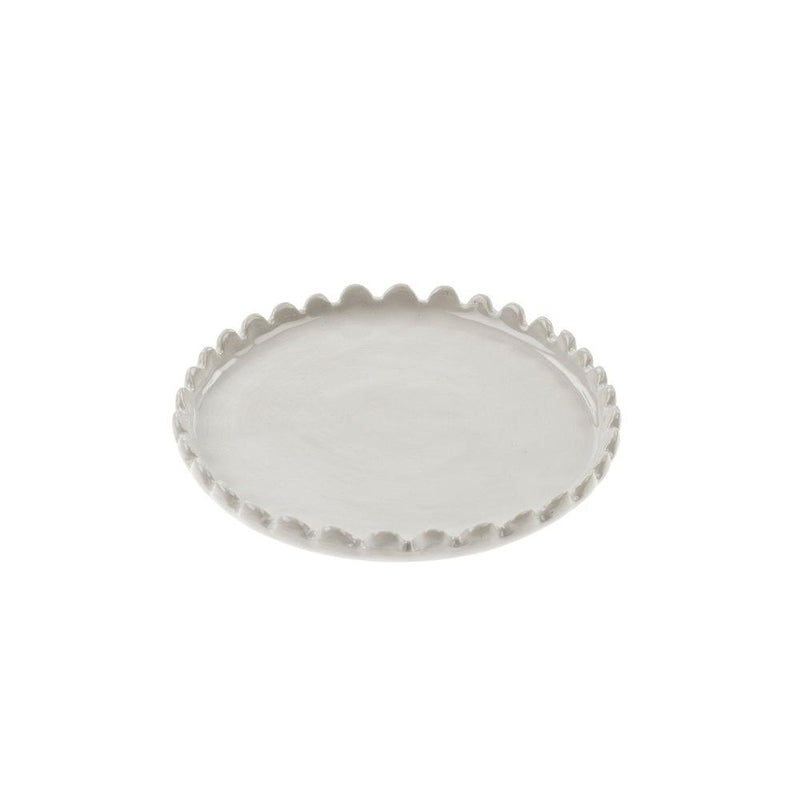 Scalloped Plate Small | Putti Fine Furnishings