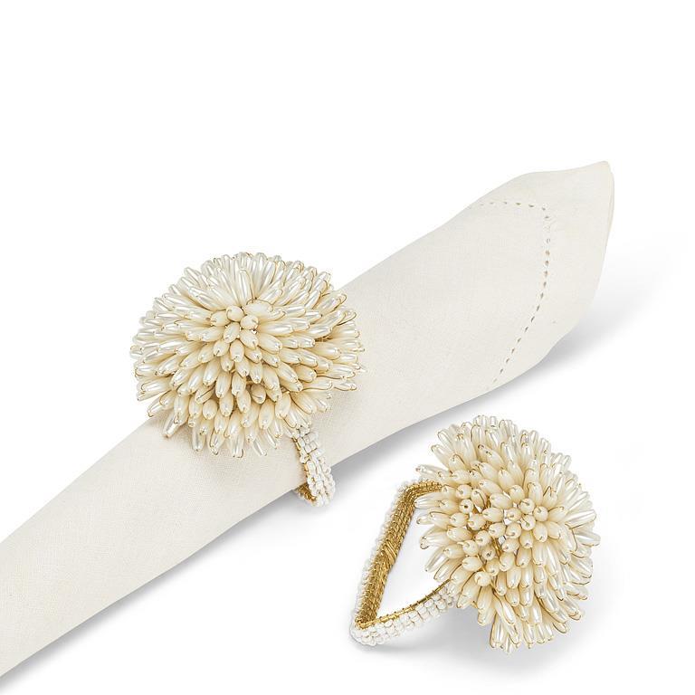 Pearl Cluster Napkin Ring | Putti Christmas Decorations
