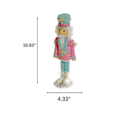 Wool Candy Nutcracker Figure