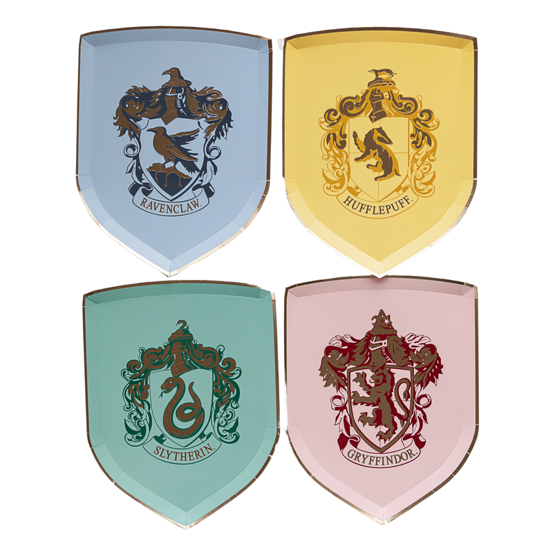 Bonjour Fête Harry Potter Gold House Pride Paper Plates - Small