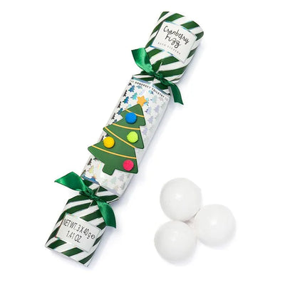 Christmas Tree "Cranberry Fiz" Bath Fizz Cracker