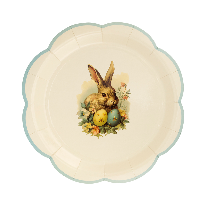 Vintage Easter Paper Plate