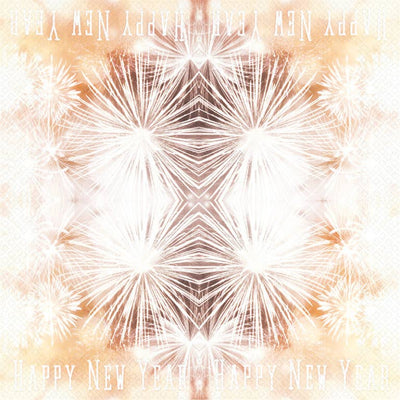 Happy New Year Fireworks Lunch Napkins
