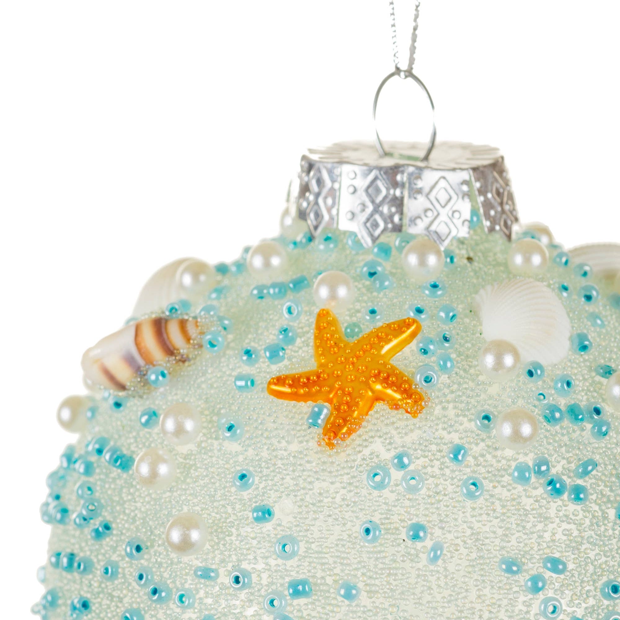 Aqua Ocean Bauble Ornament