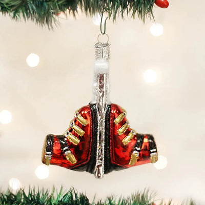 Old World Christmas Ski Boots Glass Ornament | Putti