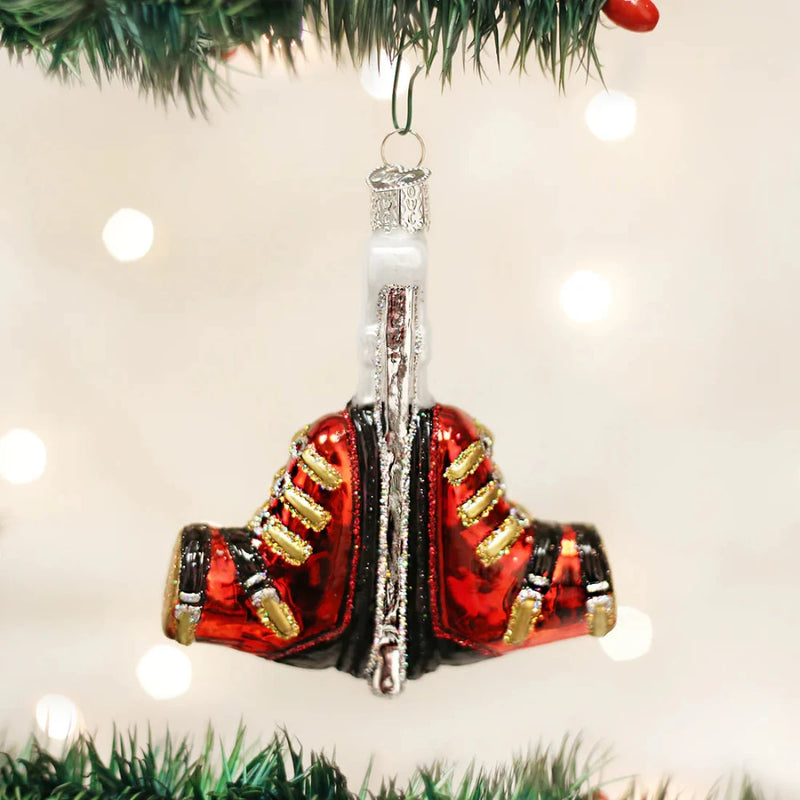 Old World Christmas Ski Boots Glass Ornament | Putti