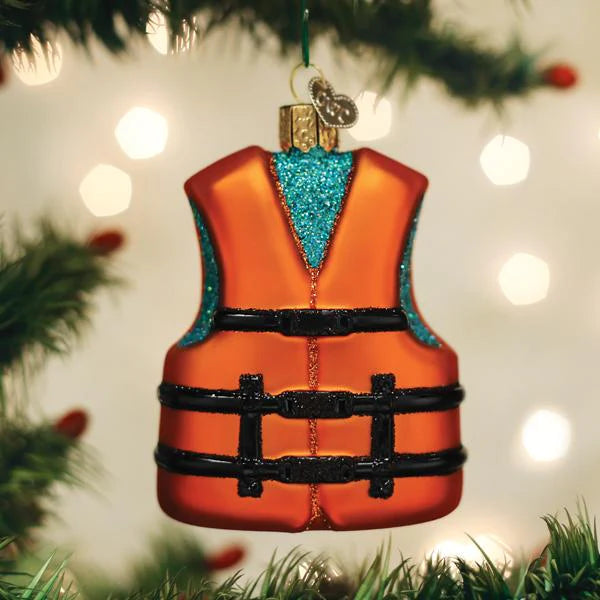 Old World Christmas Life Jacket Ornament | Putti Christmas Decorations