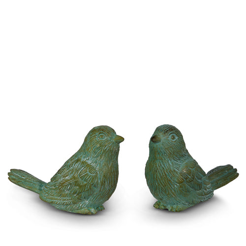 Verdigris Bird | Putti Fine Furnishings