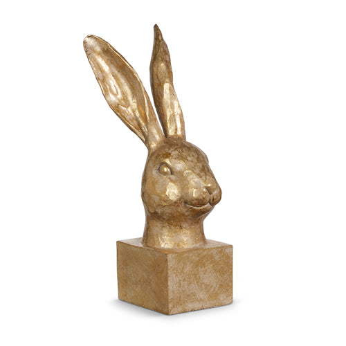 Raz Imports Gold Rabbit Bust - Small | Putti Fine Furnishings