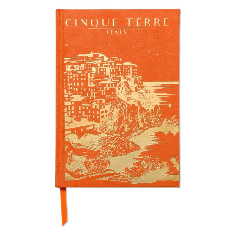 Cinque Terre Orange Suede Journal