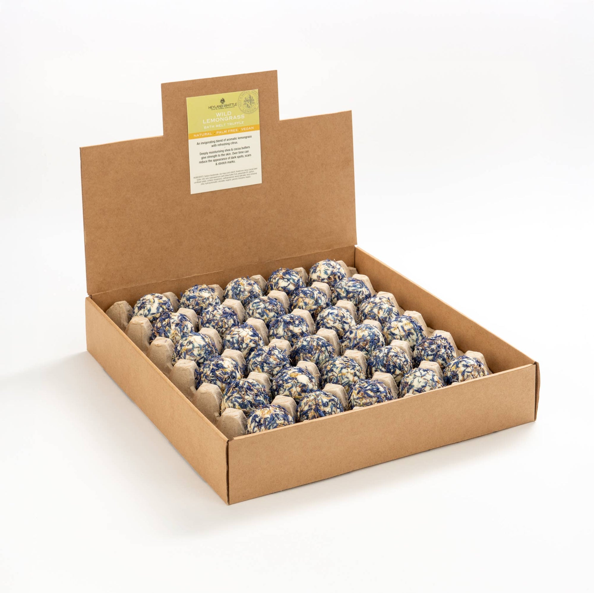 Heyland & Whittle  Wild Lemongrass Bath Melt Truffle -Bulk