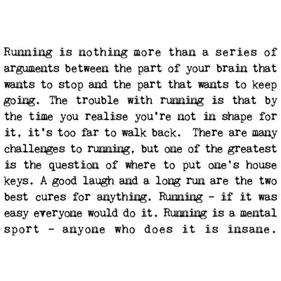 Running Nut Foiled Birthday Card For Runners