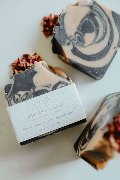 Soak Bath Co. Sandalwood Soap Bar
