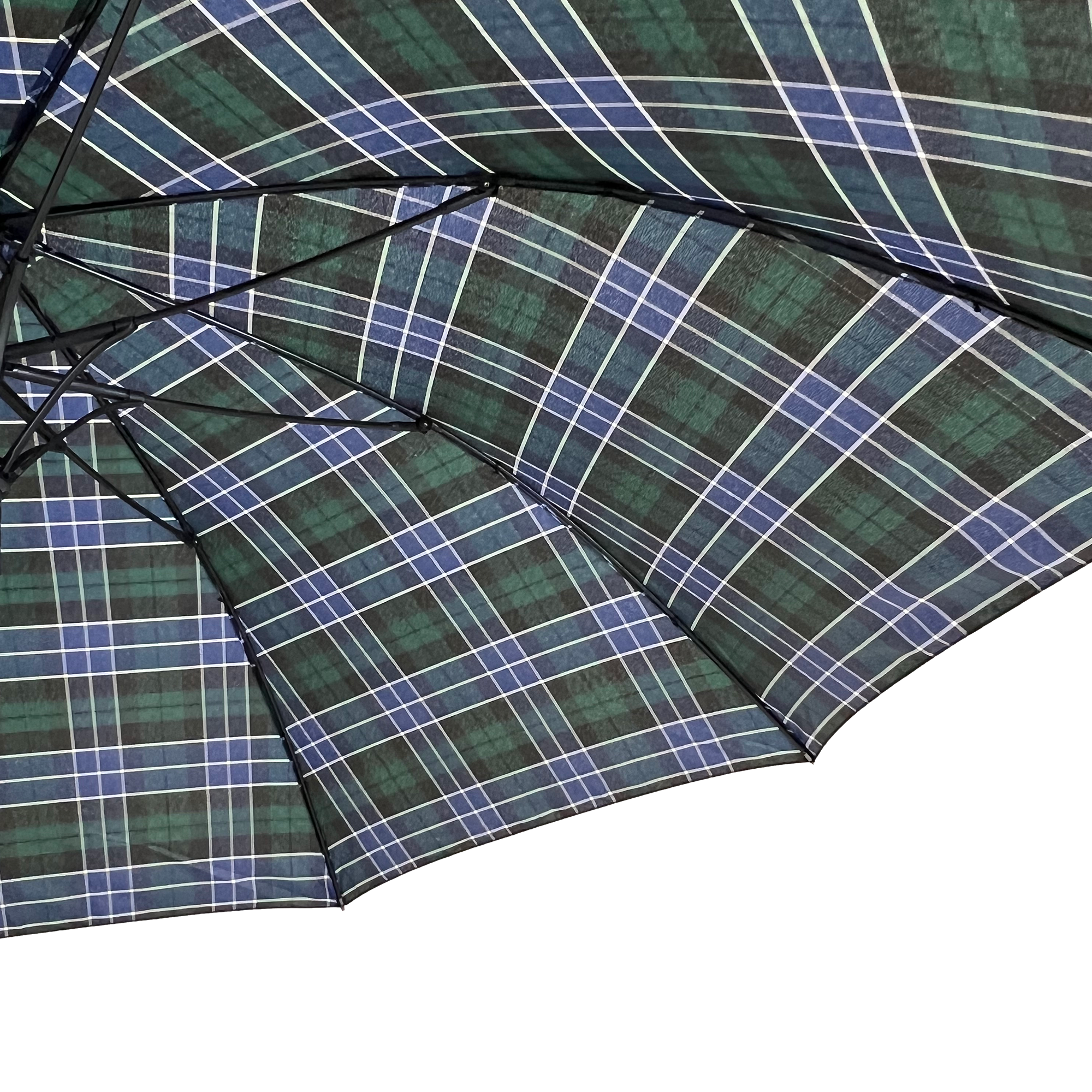 Tartan Stick Umbrella Green