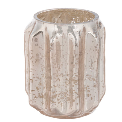 Champagne Mercury Glass Votive Holder