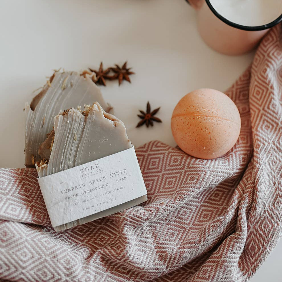 Soak Bath Co. Pumpkin Spice Latte Soap Bar