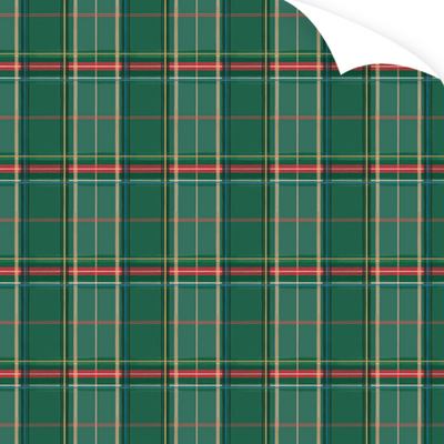 Dogwood Hill Equestrian Plaid Wrapping Paper Roll