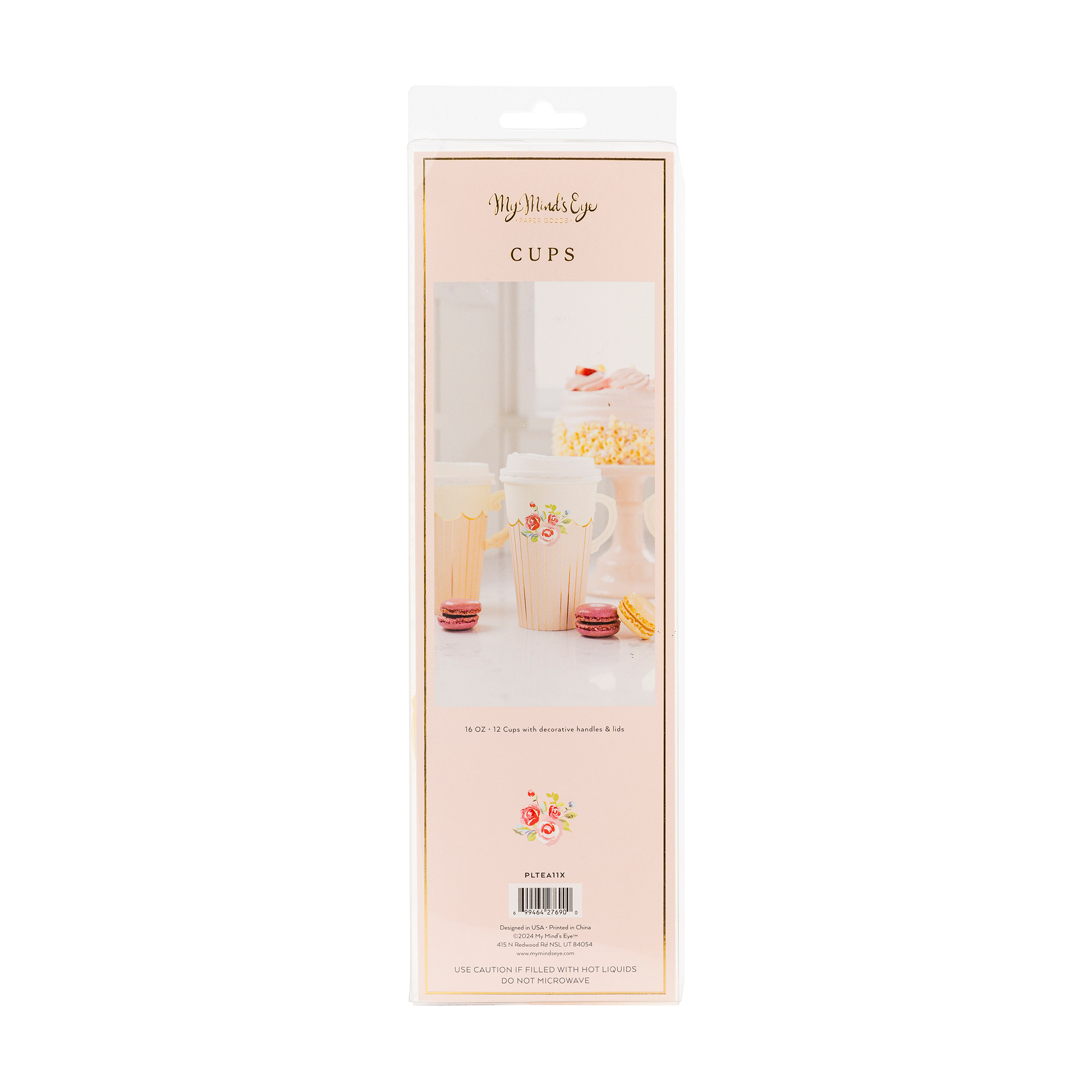 Tea Party Handled Paper Cups