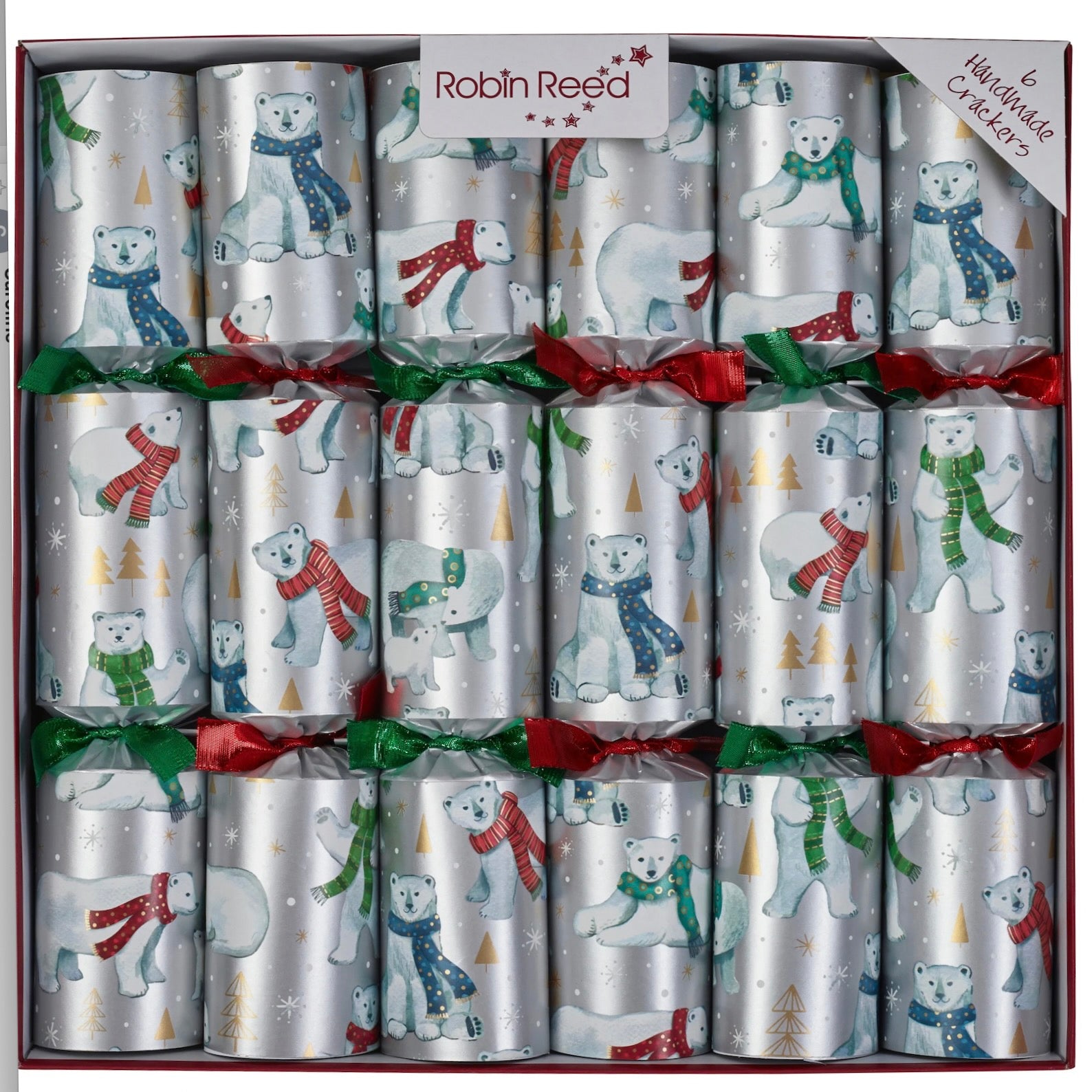 Robin Reed "Racing Polar Bear" Christmas Crackers
