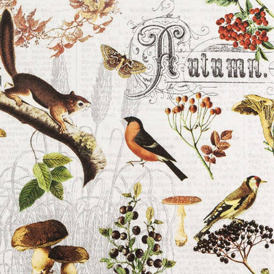 Autumn Collage Lunch Napkins