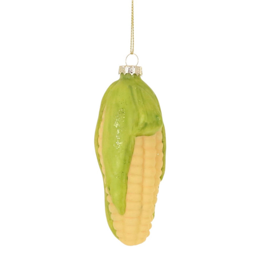 Cody Foster Field Corn Glass Ornament | Putti Christmas Decorations