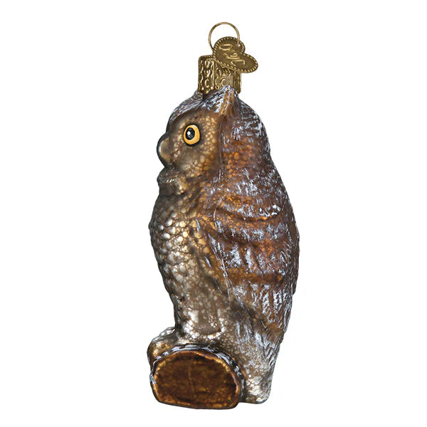 Old World Christmas Vintage Wise Owl Ornament | Putti Christmas Decorations