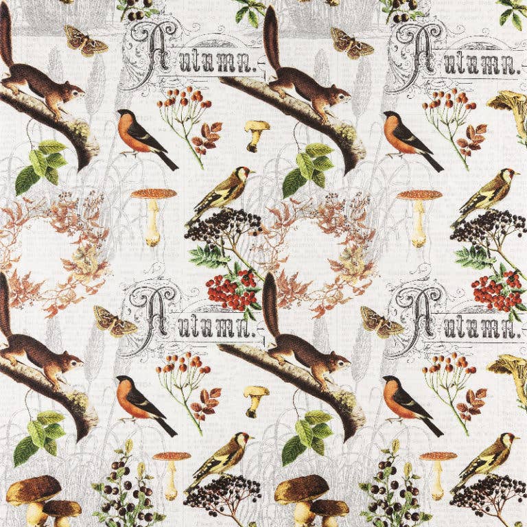 Autumn Collage Lunch Napkins