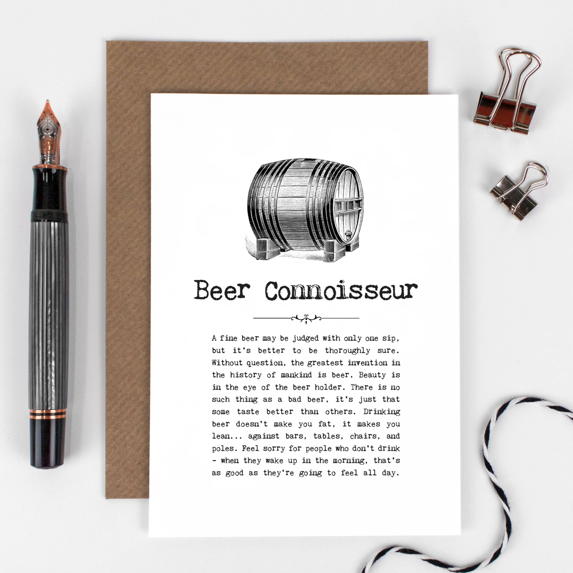 Beer Connoisseur Card