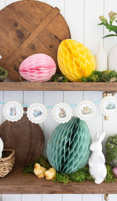 Vintage Easter Honeycomb Eggs | Putti Celebrations