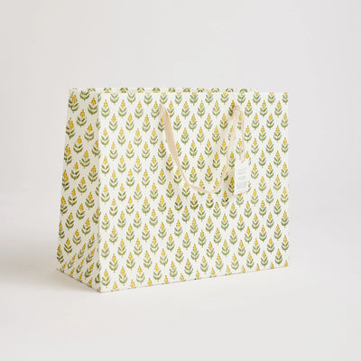 Hand Block Printed Gift Bags Sunshine - Large