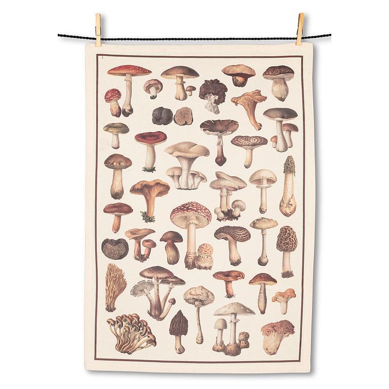 Mushrooms Kitchen Towel | Putti Fine Furnishings