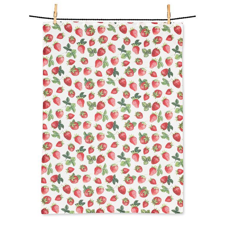 Strawberries Kitchen Towel | Putti Fine Furnishings