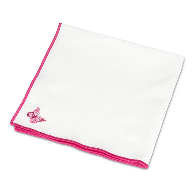 Hot Pink Butterfly Napkin | Putti Fine Furnishings