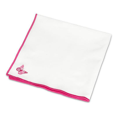 Hot Pink Butterfly Napkin | Putti Fine Furnishings
