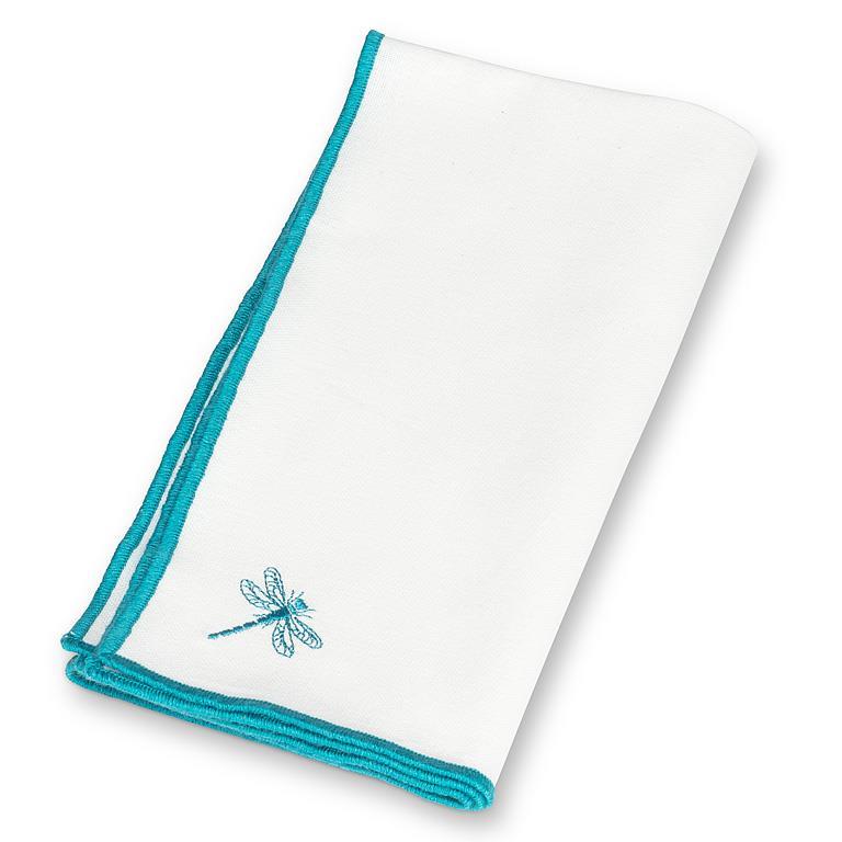 Turquoise Dragonfly Napkin