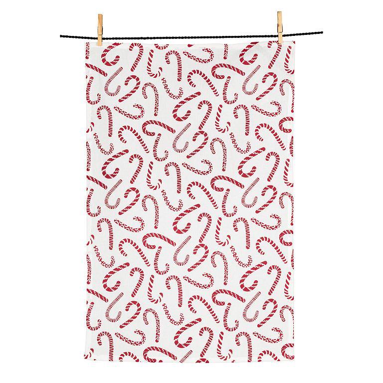 Candy Canes Kitchen Towel