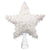 White Sparkle Star Tree Topper