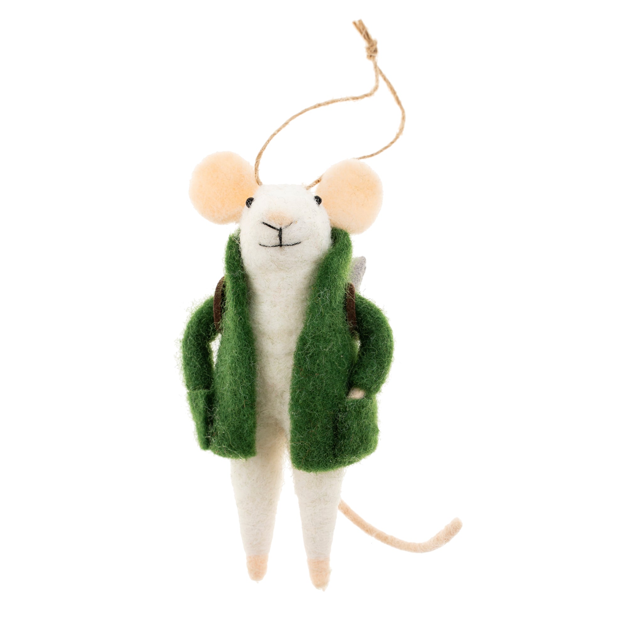 "Salvador Mouse" Felted Mouse Ornament