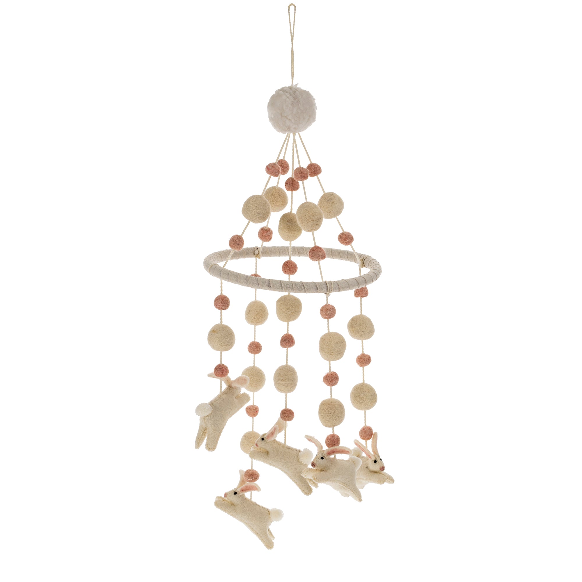 Bunny Hop Felt Mobile