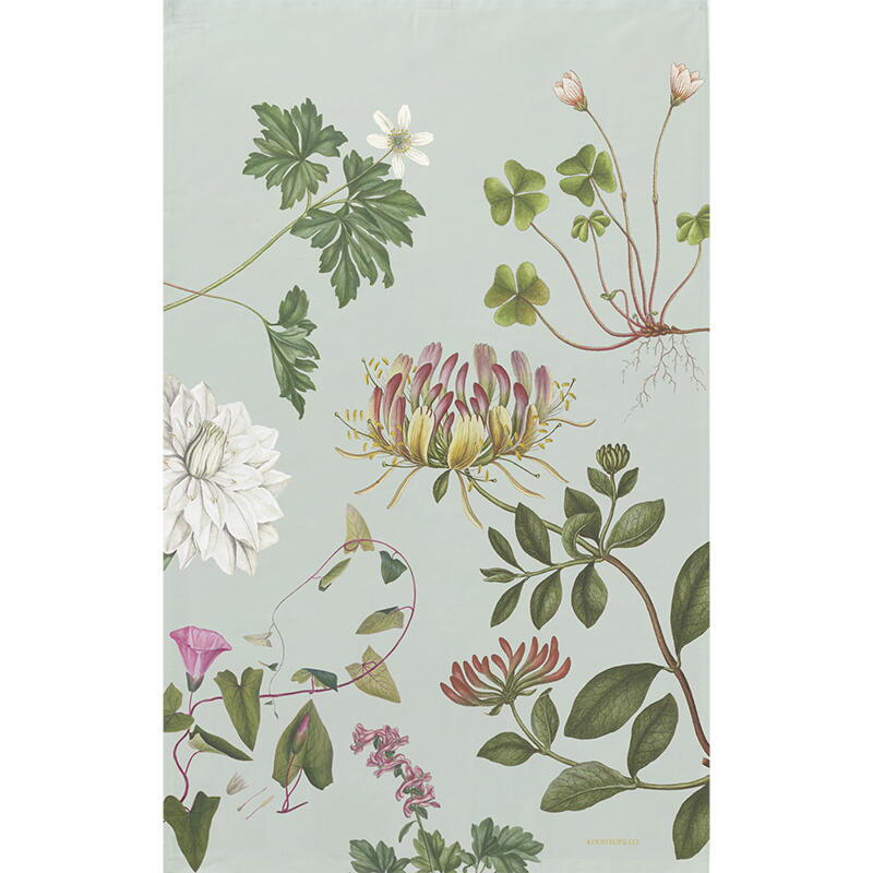 Flora Danica Atlas Organic Tea Towel | Putti Fine Furnishings Canada