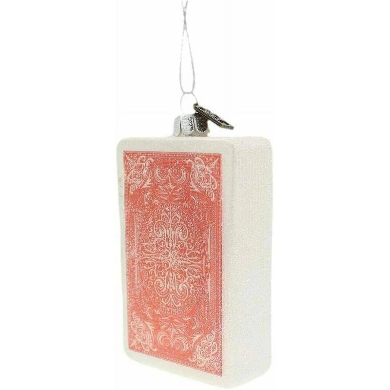 Eric Cortina Queen of Herats Card Ornament  | Putti Christmas Decorations